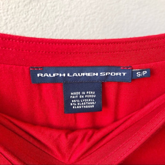 Ralph Lauren Sport A Line Mini Skirt Women's Size Small Red - Picture 4 of 6